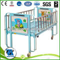 Rectangular frame of head/Foot board with castor Children bed